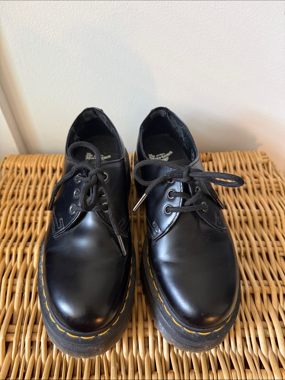 DR. MARTENS 1461 Oxford Shoe Smooth Leather Black Low-Top